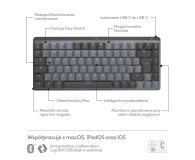 LOGITECH MX Mechanical Mini for Mac SPACE GREY - 1080190 - zdjęcie 10
